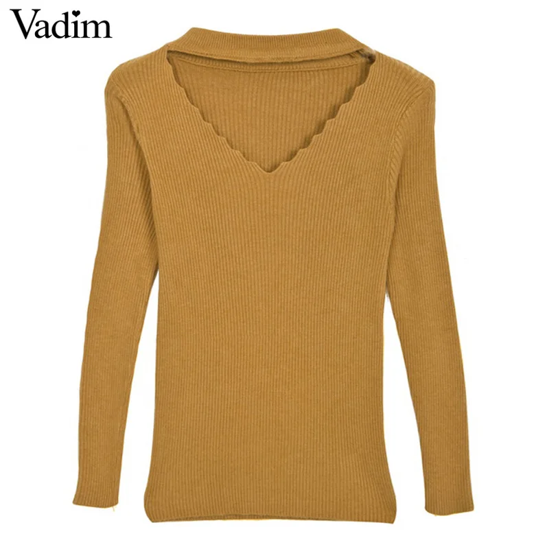 Women sweet wave hollow out warm sweaters neck key hole basic sexy long sleeve solid autumn winter pullover casual tops ZC065
Women sweet wave hollow out warm sweaters neck key hole basic sexy long sleeve solid autumn winter pullover casual tops ZC065