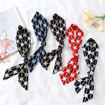 2020 New Silk Neck Scarf Ribbon Women Design Print Lady Hand Bag Wrap Scarfs Foulard Hair Band Femme Headband Neckerchief
2020 New Silk Neck Scarf Ribbon Women Design Print Lady Hand Bag Wrap Scarfs Foulard Hair Band Femme Headband Neckerchief