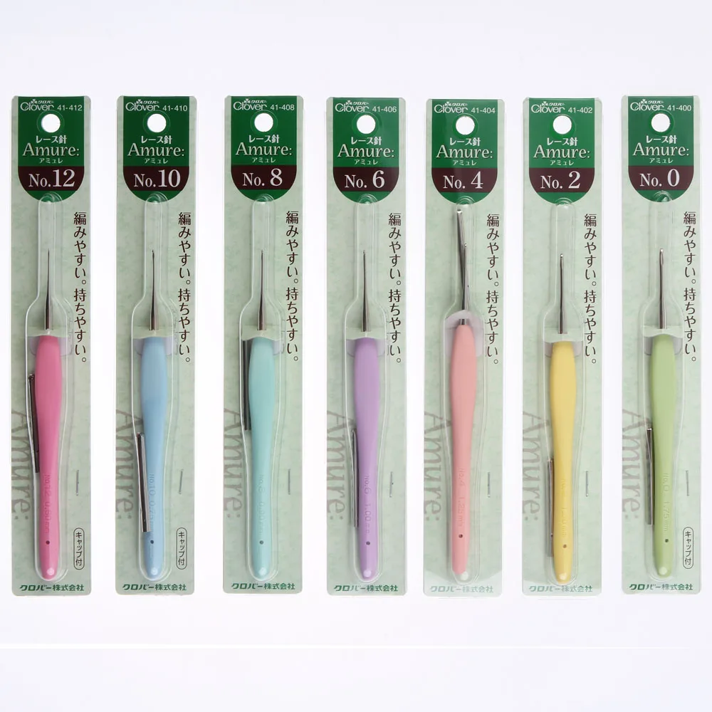 CLOVER AMURE crochet hook set 41-400/43-323, sweater knitting tools, handmade diy, sewing supplies
CLOVER AMURE crochet hook set 41-400/43-323, sweater knitting tools, handmade diy, sewing supplies
