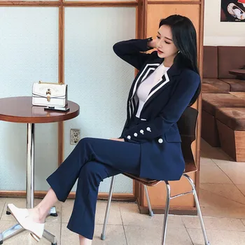 New fashion summer autumn women OL professional temperament office lady blazer slim pants two-piece suit set
New fashion summer autumn women OL professional temperament office lady blazer slim pants two-piece suit set