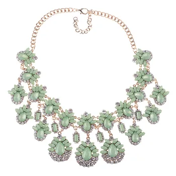 Fashion Green Acrylic Crystal Large Collar Choker Necklace Women Layered Chunky Statement Big Bib Choker Necklace Indian Jewelry
Fashion Green Acrylic Crystal Large Collar Choker Necklace Women Layered Chunky Statement Big Bib Choker Necklace Indian Jewelry