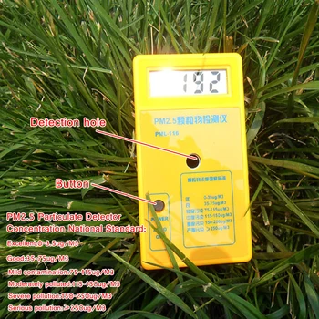 LCD PM2.5 Detector Air Quality Particles Monitor Portable Gas Tester Fast Response Haze Analyzer Protection Sensitive Sensor
LCD PM2.5 Detector Air Quality Particles Monitor Portable Gas Tester Fast Response Haze Analyzer Protection Sensitive Sensor