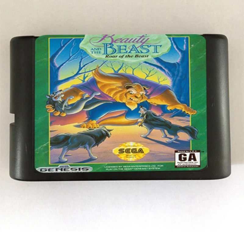 Beauty and the beast roar of the beast Game Cartridge Newest 16 bit Game Card For Sega Mega Drive / Genesis System
Beauty and the beast roar of the beast Game Cartridge Newest 16 bit Game Card For Sega Mega Drive / Genesis System