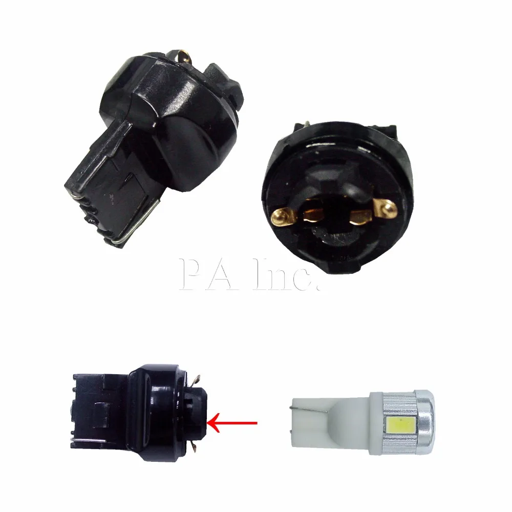 PA LED 4 шт. x T10 194 to T20 (7440) гнездо лампы трансформатора | Автомобили и мотоциклы
