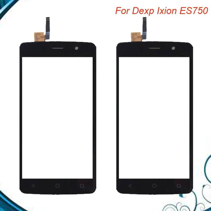 Запасной сенсорный экран для DEXP Ixion ES750 5 " черный ES750|Сенсорные панели (тачскрин)|