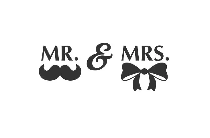 Bow Lady And Beard Mister Narrative Vinyl Car Stickers Decoration Waterproof Art Mural FA218
Bow Lady And Beard Mister Narrative Vinyl Car Stickers Decoration Waterproof Art Mural FA218