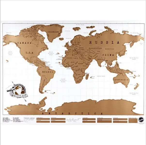 Travel Scratch Off Map Personalized World Map Poster Traveler map recording / Retro design paper Novelty Gift 88* 52cm
Travel Scratch Off Map Personalized World Map Poster Traveler map recording / Retro design paper Novelty Gift 88* 52cm