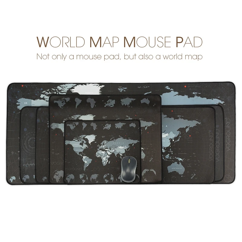 Voground Mouse Pad World Map Natural Rubber Material Locking Edge Waterproof Anti-Slip Desk Gaming Mousepad Desk Mats 
Voground Mouse Pad World Map Natural Rubber Material Locking Edge Waterproof Anti-Slip Desk Gaming Mousepad Desk Mats