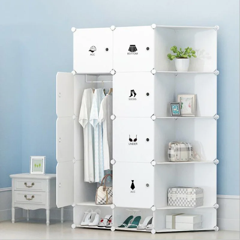 Modern Portable Wardrobe DIY Assembly Plastic Wardrobe Bedroom Locker Wardrobe PP Storage Box Multi-layer Clothes Storage Cabinets Organizers
Modern Portable Wardrobe DIY Assembly Plastic Wardrobe Bedroom Locker Wardrobe PP Storage Box Multi-layer Clothes Storage Cabinets Organizers