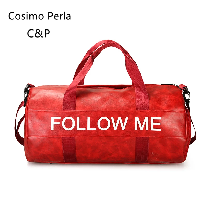 Fashion PU Leather Men Travel Bags Black Red Overnight Bag Women Cylinder Letter Print Shoe Dry Wet Designer Short Trip Duffel
Fashion PU Leather Men Travel Bags Black Red Overnight Bag Women Cylinder Letter Print Shoe Dry Wet Designer Short Trip Duffel