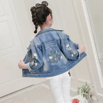 Baby Girls Denim Jacket 2019 Spring Autumn New Print Embroidery Coat Cotton Jean Outerwear Teens Modis Kids Clothes Jacket Y1307
Baby Girls Denim Jacket 2019 Spring Autumn New Print Embroidery Coat Cotton Jean Outerwear Teens Modis Kids Clothes Jacket Y1307