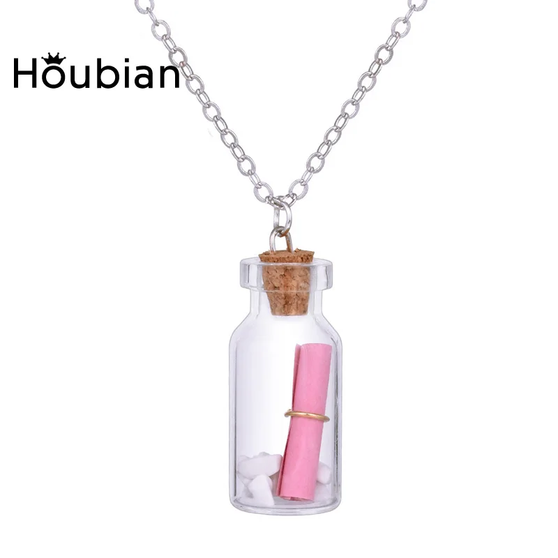 Drift Bottle Small Pendant Jewelry Candy-Colored Letter Paper Wishing Bottle Accessories for Girls
Drift Bottle Small Pendant Jewelry Candy-Colored Letter Paper Wishing Bottle Accessories for Girls