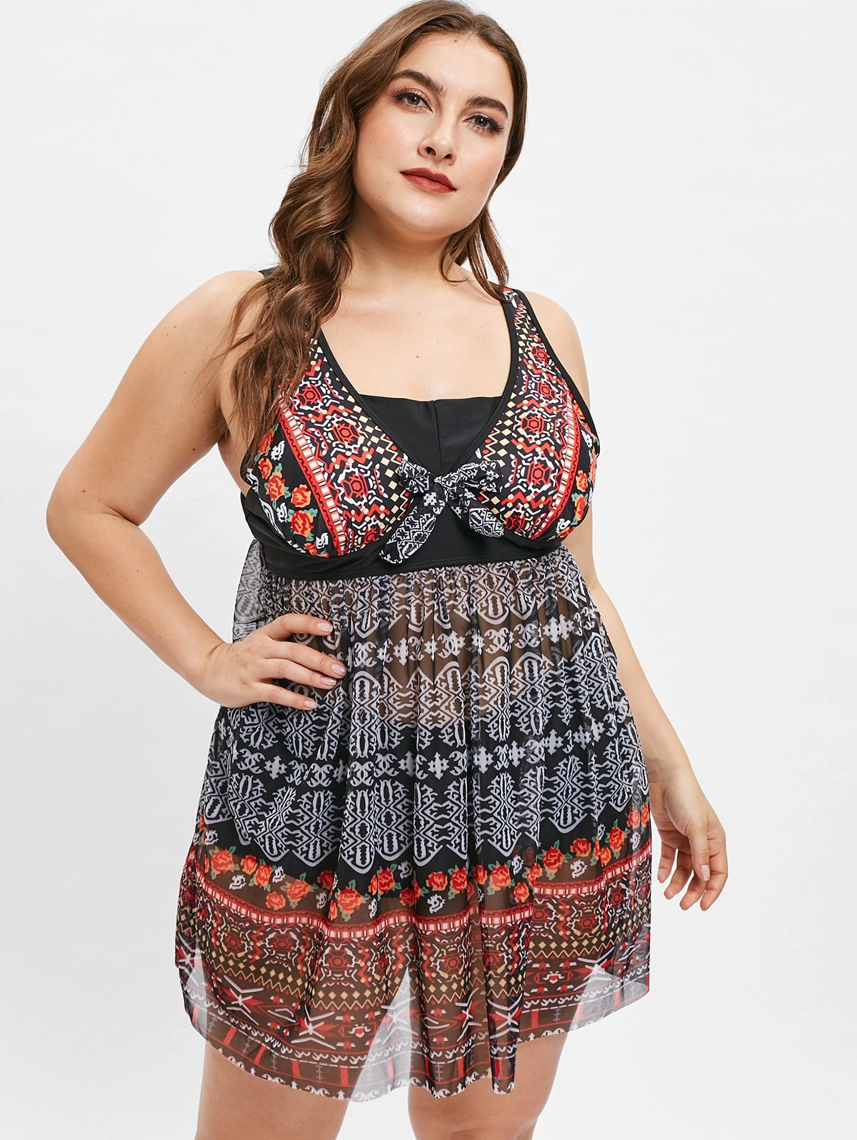 2019 Plus Size Floral Tribal Print Tankini Set Women Summer Sexy Backless High Waist Bikinis Sets Casual Beachwear Swimsuit
2019 Plus Size Floral Tribal Print Tankini Set Women Summer Sexy Backless High Waist Bikinis Sets Casual Beachwear Swimsuit