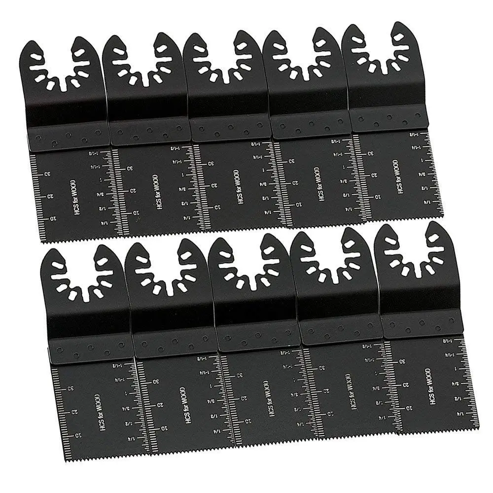 10PCS Wood Cutting Saw Blade Oscillating Kit Multi Tool for Dremel Fein Multimaster Makita Bosch Mix Multitool Blades Set (10pcs
10PCS Wood Cutting Saw Blade Oscillating Kit Multi Tool for Dremel Fein Multimaster Makita Bosch Mix Multitool Blades Set (10pcs