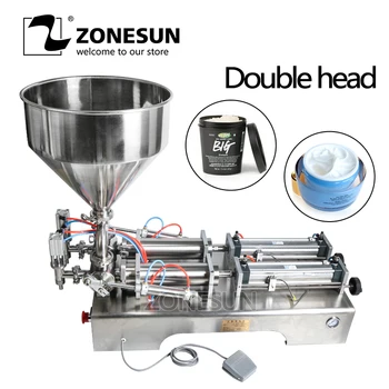 ZONESUN 50-500ml Pneumatic Volumetric Softdrin Liquid Filling Machine Pneumatic Liquid Filler For Oil Water Juice Honey Soap
ZONESUN 50-500ml Pneumatic Volumetric Softdrin Liquid Filling Machine Pneumatic Liquid Filler For Oil Water Juice Honey Soap