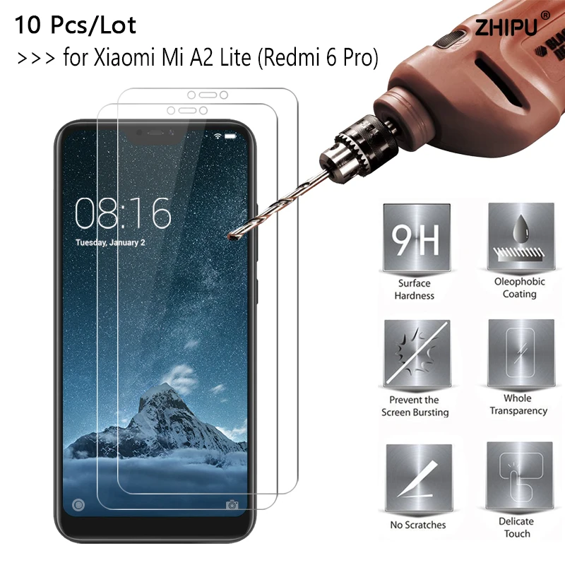 10 Pcs/Lot 2.5D 0.26mm 9H Premium Tempered Glass For Xiaomi Mi A2 Lite Screen Protector protective film For Xiaomi Redmi 6 Pro
10 Pcs/Lot 2.5D 0.26mm 9H Premium Tempered Glass For Xiaomi Mi A2 Lite Screen Protector protective film For Xiaomi Redmi 6 Pro
