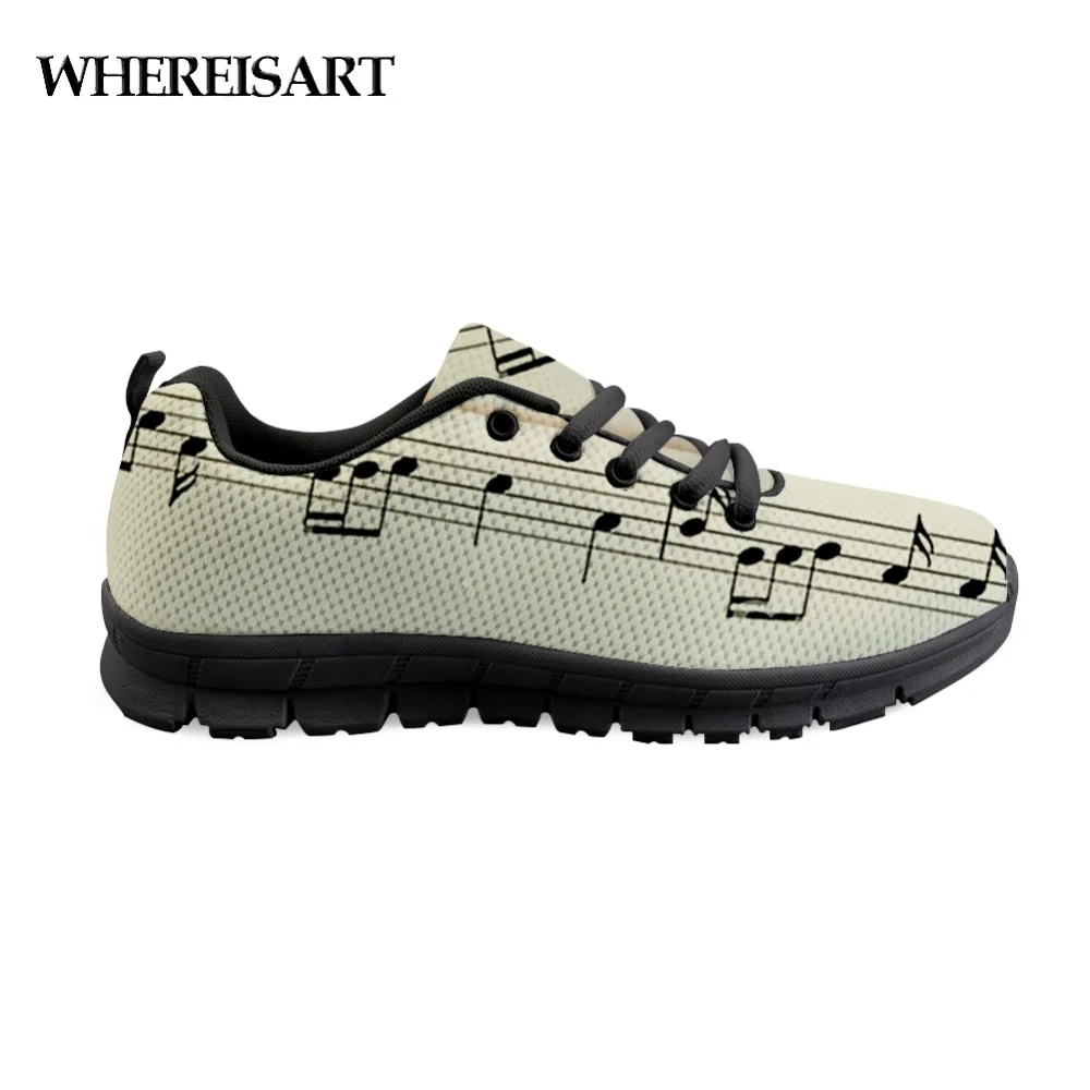 WHEREISART Sheet Music Printing Flat Shoes Men Music Note Pattern Sneakers Man Lace-up Mesh Shoes for Men Casual Flats Footwear 
WHEREISART Sheet Music Printing Flat Shoes Men Music Note Pattern Sneakers Man Lace-up Mesh Shoes for Men Casual Flats Footwear