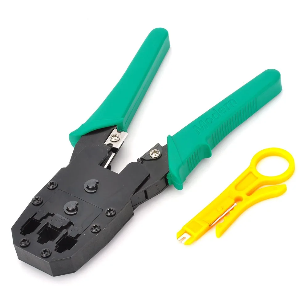 Network Cable Crimp Cable Cutter KS315 RJ45 RJ11 Multipurpose Cable Plier Pressing Strippering Cutting Tool Line Card Knife
Network Cable Crimp Cable Cutter KS315 RJ45 RJ11 Multipurpose Cable Plier Pressing Strippering Cutting Tool Line Card Knife