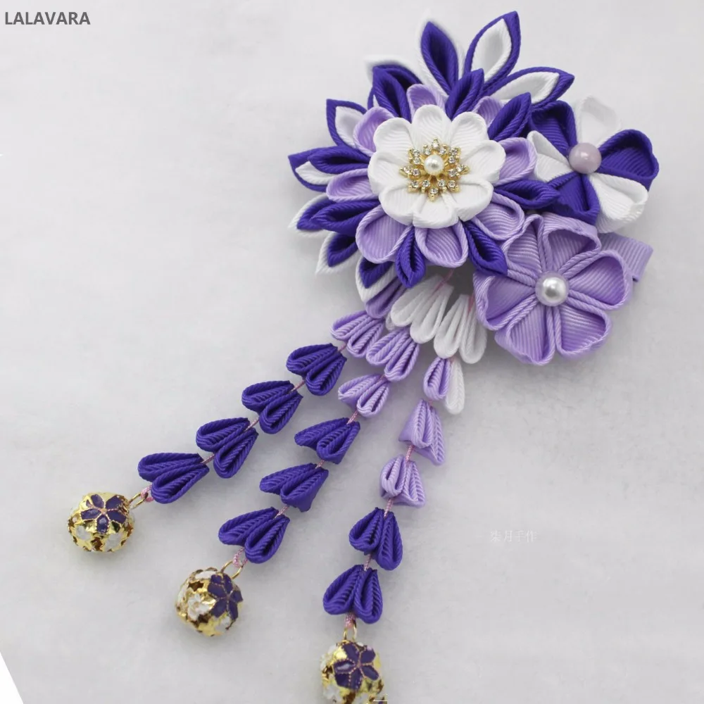 LALAVARA 5pcs custom made kanzashi flowers head clips wedding bride hair pins girls headwear
LALAVARA 5pcs custom made kanzashi flowers head clips wedding bride hair pins girls headwear