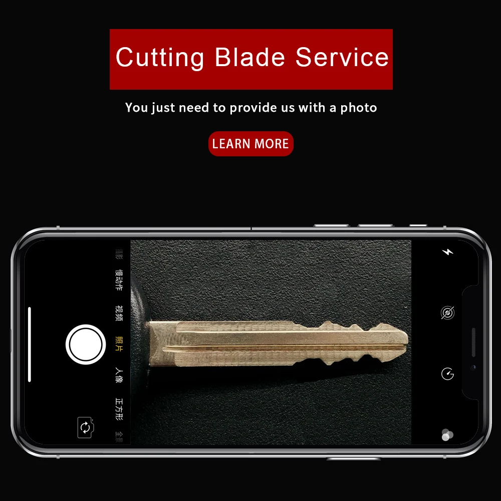 OkeyTech Extra Fee for CNC Cutting Cut Key Blade Service Please Contact Us To Provide Clear Picture Before Order
OkeyTech Extra Fee for CNC Cutting Cut Key Blade Service Please Contact Us To Provide Clear Picture Before Order