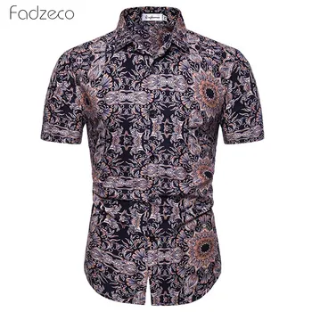 Fadzeco Fashion Men's African Big Size Men Shirt Lapel Short Sleeve Shirt Ethnic Tribal Print Button Shirt African Shirt For Men
Fadzeco Fashion Men's African Big Size Men Shirt Lapel Short Sleeve Shirt Ethnic Tribal Print Button Shirt African Shirt For Men