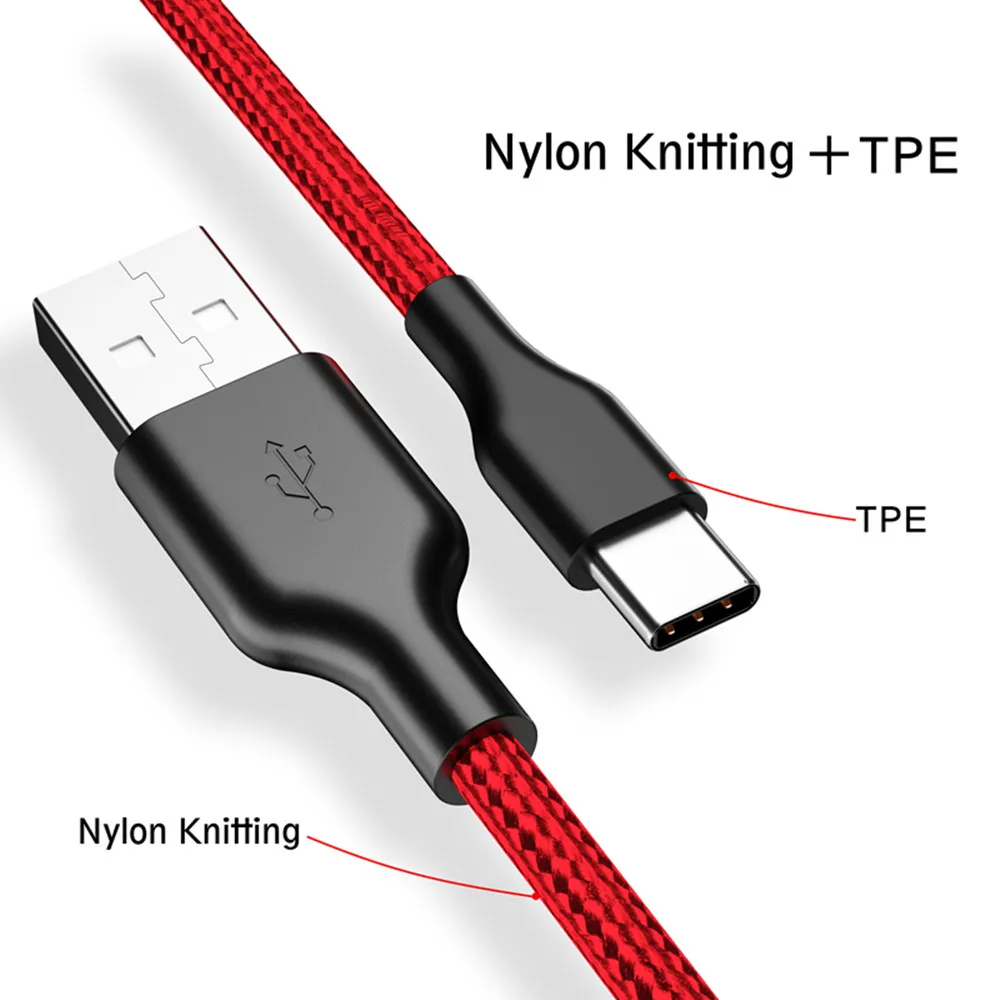USB Type C Cable for Samsung S9/ Galaxy note9 USB C Mobile Phone Cable Fast Charging Type C Cable for Huawei USB Type-C Devices
USB Type C Cable for Samsung S9/ Galaxy note9 USB C Mobile Phone Cable Fast Charging Type C Cable for Huawei USB Type-C Devices