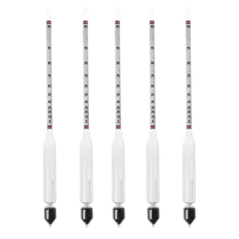5Pcs/set Hydrometer Tester Vintage Tools Alcoholmeter Alcohol Meter Wine Concentration Meter 0-50/0-100 hydrometer alcohol Tools
5Pcs/set Hydrometer Tester Vintage Tools Alcoholmeter Alcohol Meter Wine Concentration Meter 0-50/0-100 hydrometer alcohol Tools