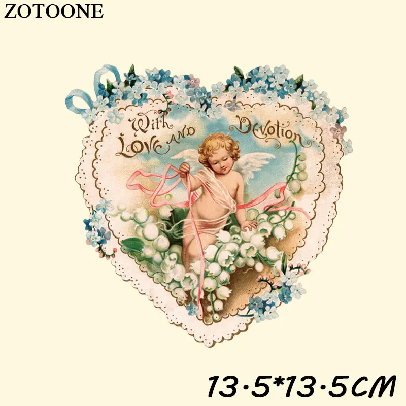 ZOTOONE Angel Patch Iron On Letters Patches For Clothing Heat Transfers For Clothes Stickers Heat Print By Household Irons DIY C
ZOTOONE Angel Patch Iron On Letters Patches For Clothing Heat Transfers For Clothes Stickers Heat Print By Household Irons DIY C