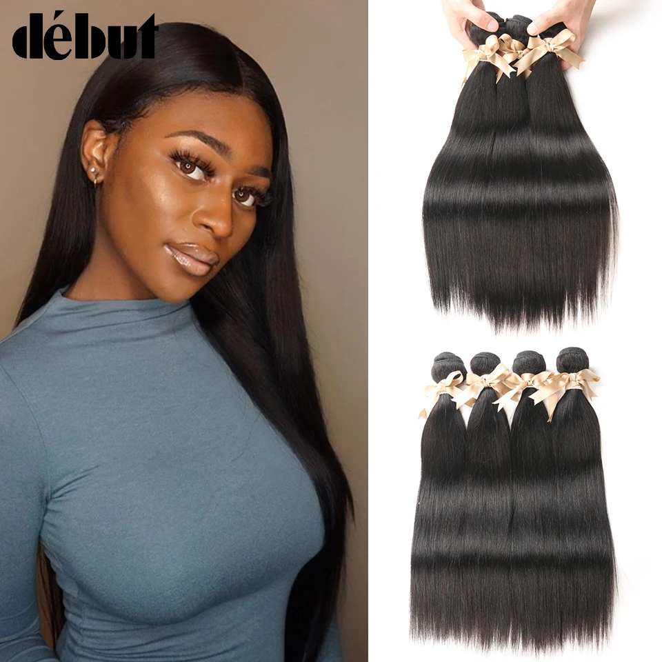 Debut Brazilian Hair Weave Bundles 26 Inch Straight Hair Natural Color Non Remy Human Hair Bundles 1/2/3/4 Pieces Hair Extension
Debut Brazilian Hair Weave Bundles 26 Inch Straight Hair Natural Color Non Remy Human Hair Bundles 1/2/3/4 Pieces Hair Extension
