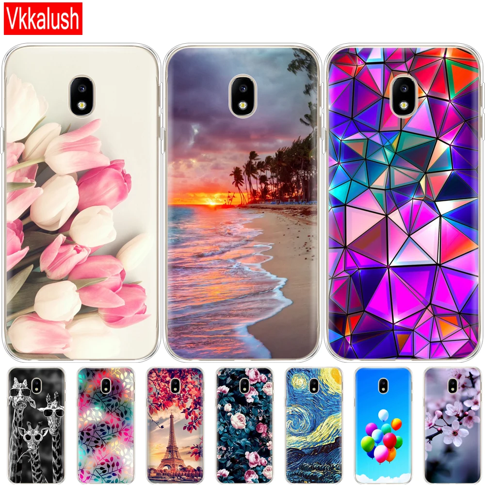 Phone Case For Samsung Galaxy J5 2017 J530F Pro funny Soft TPU Silicon shell Cover for J530 cover | Мобильные телефоны и