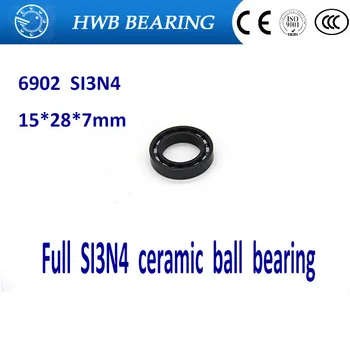 Free shipping 6902-2RS 61902-2RS full SI3N4 P5 ABEC5 ceramic deep groove ball bearing 15x28x7mm 6902 2RS
Free shipping 6902-2RS 61902-2RS full SI3N4 P5 ABEC5 ceramic deep groove ball bearing 15x28x7mm 6902 2RS