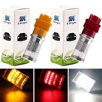 2 Pieces T25 3156 P27W 3157 P27/5W 3014 48 SMD Auto Bulbs Red White Amber 12V DC Lamps LED Car Turn Tail Lights 720 Lumens
2 Pieces T25 3156 P27W 3157 P27/5W 3014 48 SMD Auto Bulbs Red White Amber 12V DC Lamps LED Car Turn Tail Lights 720 Lumens