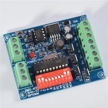4CH Controller RGBW LED DMX512 Decoder For Strip Module Dump Node 5~24V WS-DMX-4CH-BAN-V1
4CH Controller RGBW LED DMX512 Decoder For Strip Module Dump Node 5~24V WS-DMX-4CH-BAN-V1