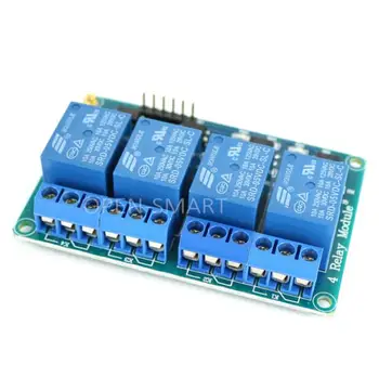 4-way relay expansion board / 4-channel relay module /5V relay module / smart home application
4-way relay expansion board / 4-channel relay module /5V relay module / smart home application
