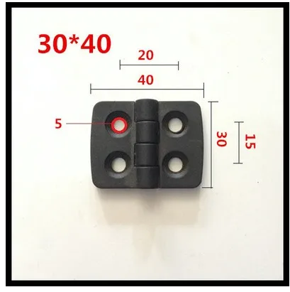 20pcs/lot 30*40 plastic hinges for door new ABS nylon black plastic hinge 40 * 30mm large spot hot sale Promotions
20pcs/lot 30*40 plastic hinges for door new ABS nylon black plastic hinge 40 * 30mm large spot hot sale Promotions