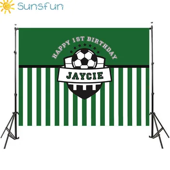 Sunsfun 7x5ft Soccer Theme Birthday Green Custom Stripes Background for Kids Professional Photocall 220x150cm
Sunsfun 7x5ft Soccer Theme Birthday Green Custom Stripes Background for Kids Professional Photocall 220x150cm