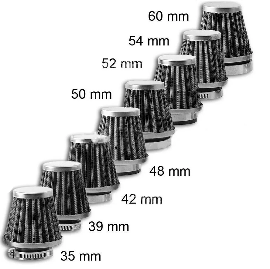 35-60mm Air Filter Cleaner Motorcycle For Honda Suzuki Yamaha Kawasaki Chopper Bobber Dirt bike ATV Cafe Racer
35-60mm Air Filter Cleaner Motorcycle For Honda Suzuki Yamaha Kawasaki Chopper Bobber Dirt bike ATV Cafe Racer