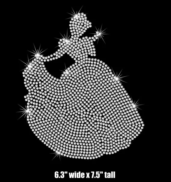 2pc/lot Cinderella strass iron on rhinestone transfer applique patch hot fix rhinestones transfer motif for shirt coat
2pc/lot Cinderella strass iron on rhinestone transfer applique patch hot fix rhinestones transfer motif for shirt coat