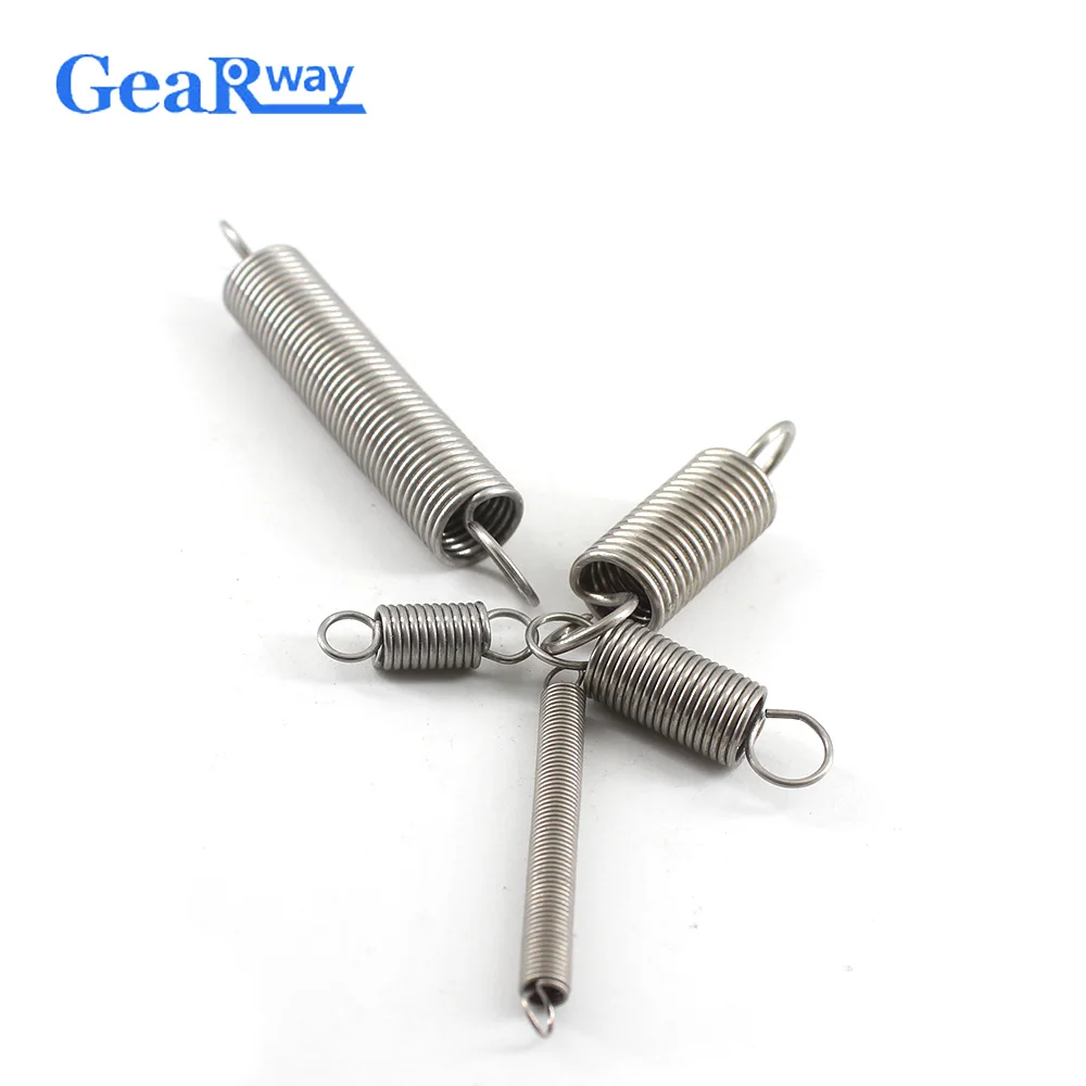 Gearway 5pcs Extension Spring Stainless Steel Small Tension Springs with Hooks 1.2mm Thickness Long Extension Springs
Gearway 5pcs Extension Spring Stainless Steel Small Tension Springs with Hooks 1.2mm Thickness Long Extension Springs