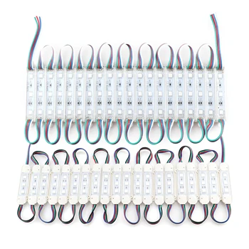 LED Module 5050 RGB DC12V Waterproof Advertisement Design, LED Sign, Shop Banner LED Modules 3 Types Super Bright Lighting 20PCS
LED Module 5050 RGB DC12V Waterproof Advertisement Design, LED Sign, Shop Banner LED Modules 3 Types Super Bright Lighting 20PCS