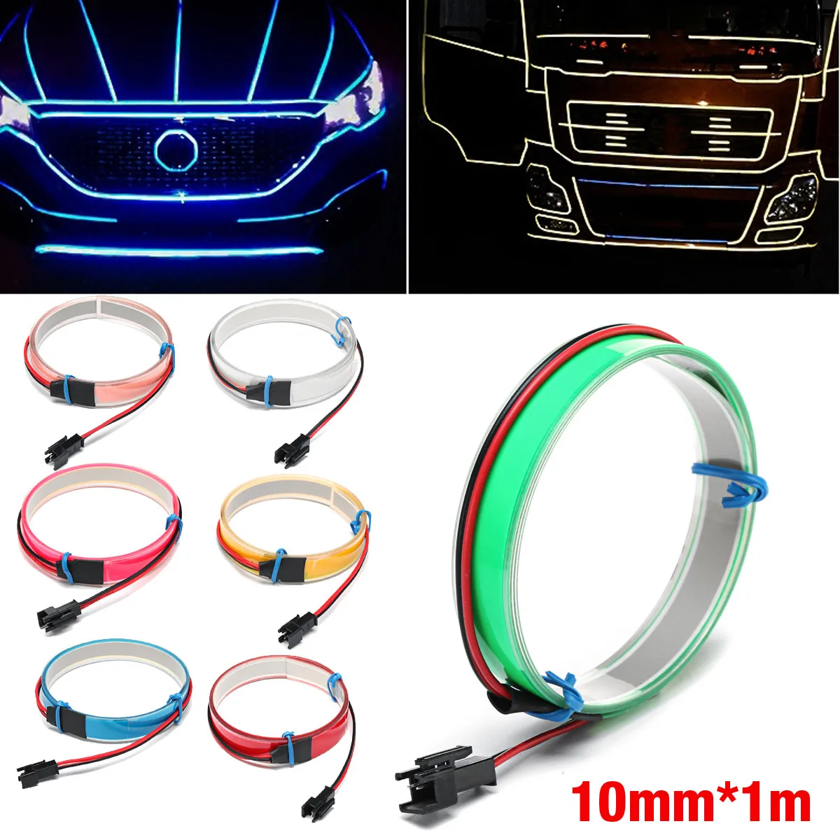 1x100cm Colorful EL Light Tape 3V Flexible Neon Light Glow EL Wire Rope Tape Cable Car Decorative Lighting Strip
1x100cm Colorful EL Light Tape 3V Flexible Neon Light Glow EL Wire Rope Tape Cable Car Decorative Lighting Strip