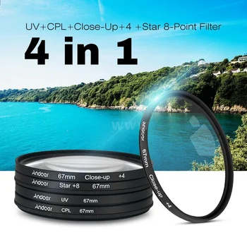 50Set UV+CPL+Close-Up+4 +Star 8-Point Filter Circular Filter Kit Circular Polarizer Filter Macro Close-Up Star 8-Point Filter
50Set UV+CPL+Close-Up+4 +Star 8-Point Filter Circular Filter Kit Circular Polarizer Filter Macro Close-Up Star 8-Point Filter