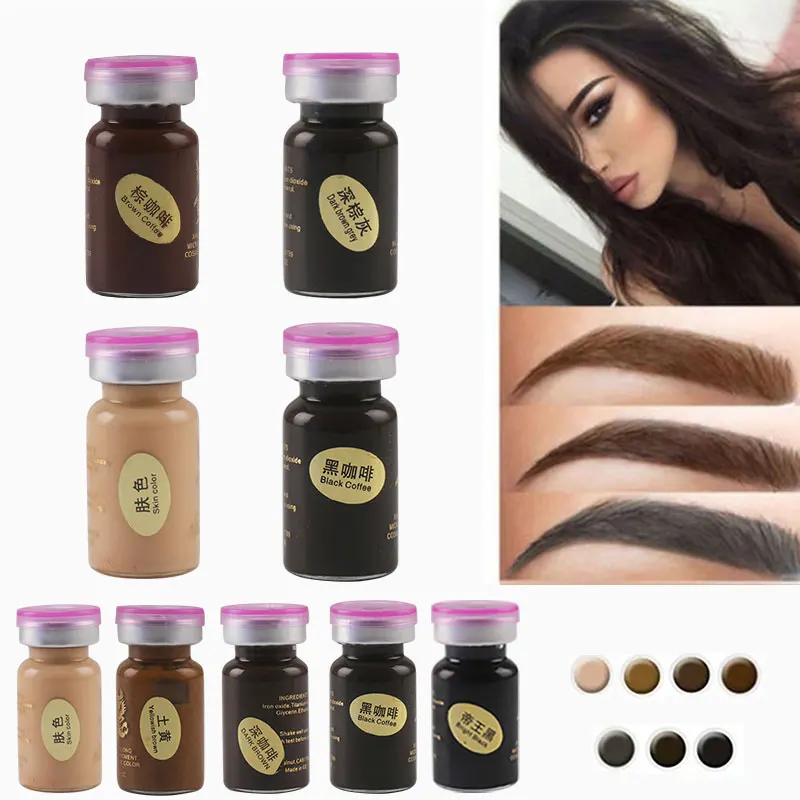 1pc 7 Colors Semi Permanent Makeup Eyebrow Professional Tattoo Ink Pigment Eyebrows Eyeliner Lips Ink Emulsions For Beginner
1pc 7 Colors Semi Permanent Makeup Eyebrow Professional Tattoo Ink Pigment Eyebrows Eyeliner Lips Ink Emulsions For Beginner