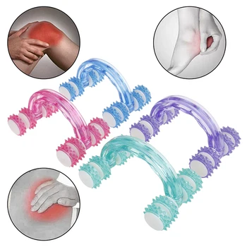 New Practical Eight Roller Wheels Massager Body Fitness Massage Wheel Arch Lunar Rover Vehicle Massager 4 Colors
New Practical Eight Roller Wheels Massager Body Fitness Massage Wheel Arch Lunar Rover Vehicle Massager 4 Colors