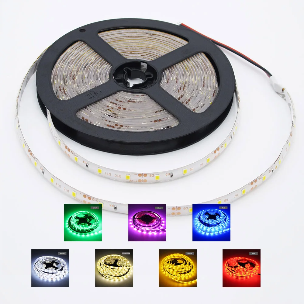 

5M 300 LED IP65 Waterproof RGB LED Strip Light Flexible Light DC12V SMD 2835 Lampada LED Tape Ribbon Lamp