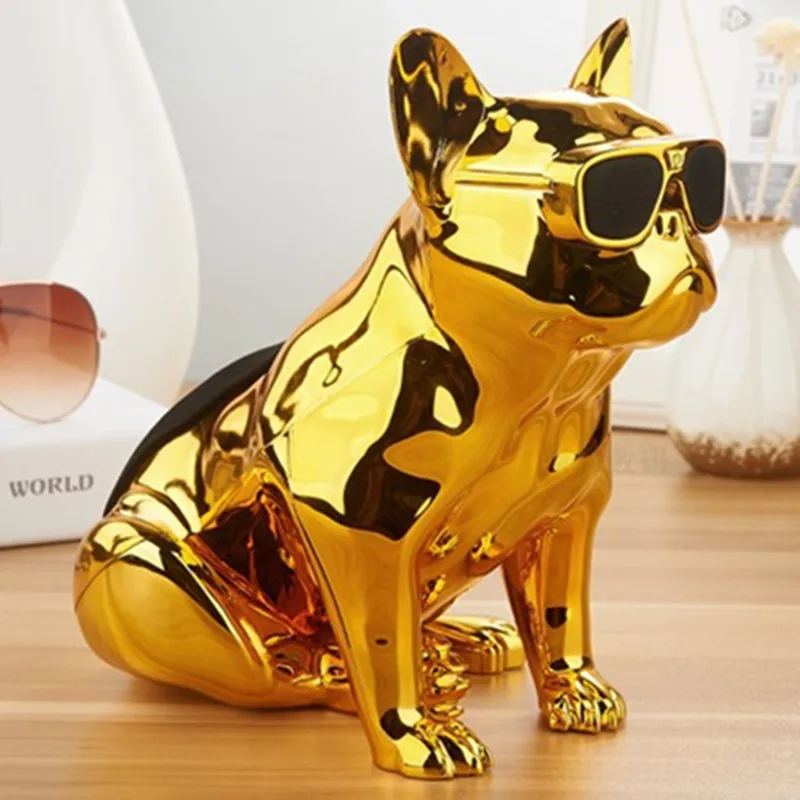 Portable Bulldog Bluetooth Speaker Mobile Phone Computer Desktop Wireless Audio TF card AUX Player Whole Body dog Mp3 Speakers
Portable Bulldog Bluetooth Speaker Mobile Phone Computer Desktop Wireless Audio TF card AUX Player Whole Body dog Mp3 Speakers