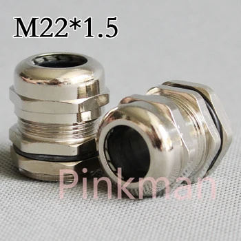 

1pc Metric System M22*1.5 304 Stainless Steel Cable Glands Apply to Cable 10-14mm