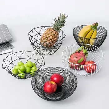 Iron metal fruit basket Snacks Candy Storage Baskets decorative serving tray Desktop organizer nordic decoration home drain bowl
Iron metal fruit basket Snacks Candy Storage Baskets decorative serving tray Desktop organizer nordic decoration home drain bowl