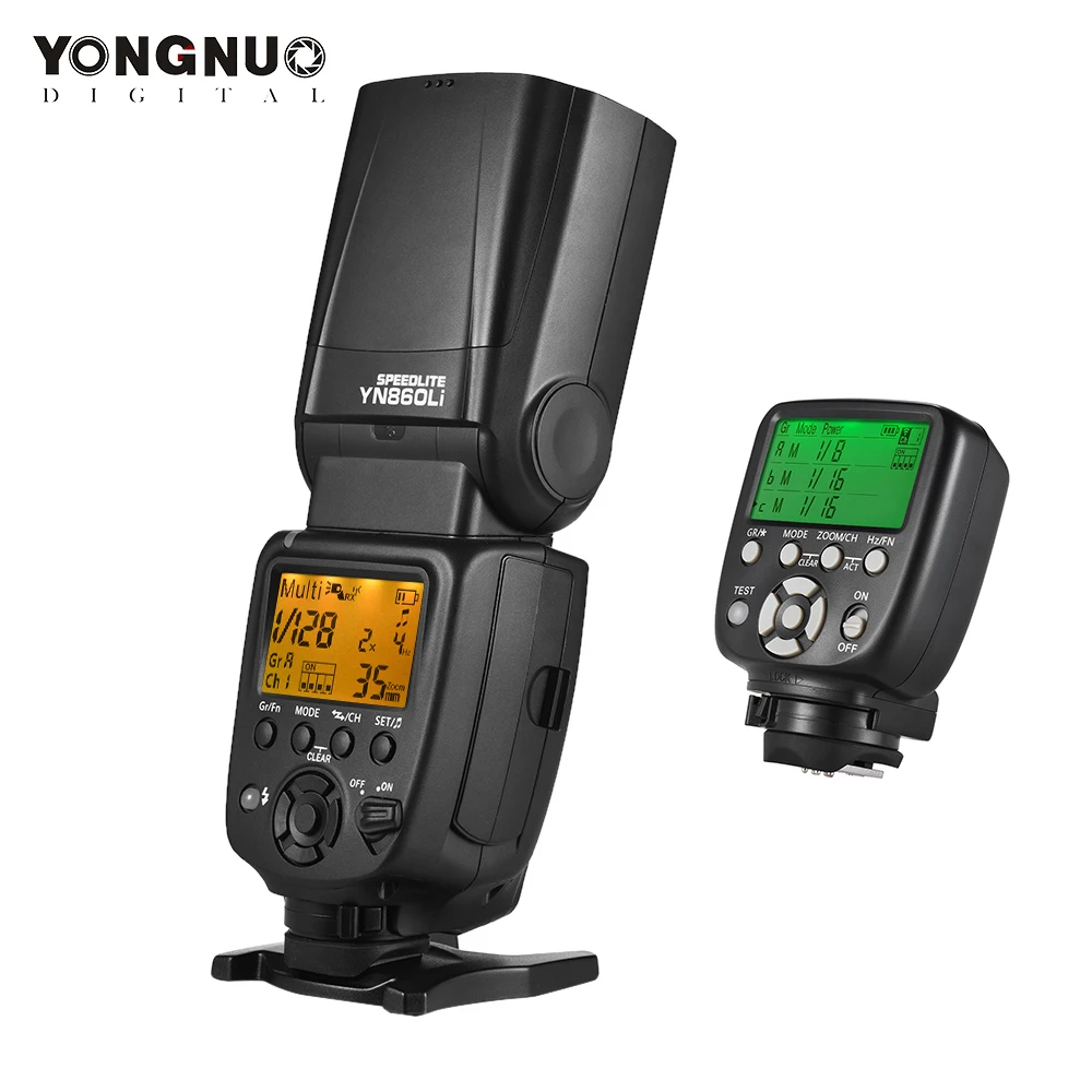 YONGNUO YN860Li Wireless Flash Speedlite+YN560-TX II Manual Flash Trigger Remote Controller for Canon Nikon DLSR Camera
YONGNUO YN860Li Wireless Flash Speedlite+YN560-TX II Manual Flash Trigger Remote Controller for Canon Nikon DLSR Camera