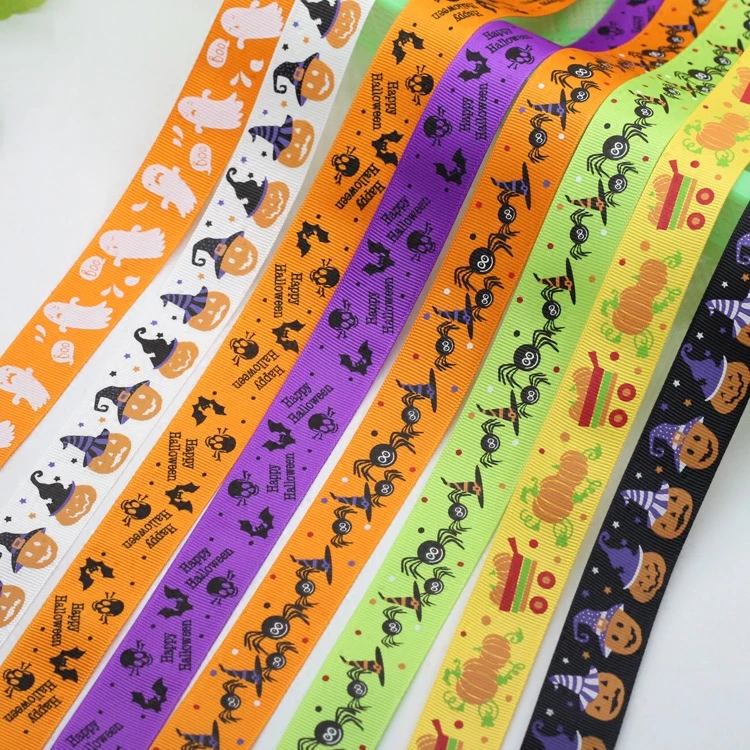 New 1 Yard (25mm) Halloween cartoon Pattern Grosgrain Ribbons tape Party decoration Gift wrapping DIY party decoration material
New 1 Yard (25mm) Halloween cartoon Pattern Grosgrain Ribbons tape Party decoration Gift wrapping DIY party decoration material